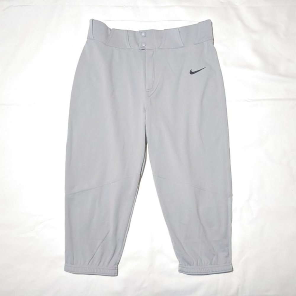 New Nike Vapor Baseball Pants Grey BQ6432-052 Gray Men's Medium